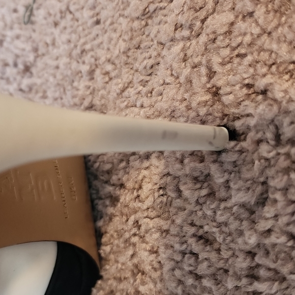 L.A.M.B. black/white suede & leather pumps-6.5 - Picture 8 of 14